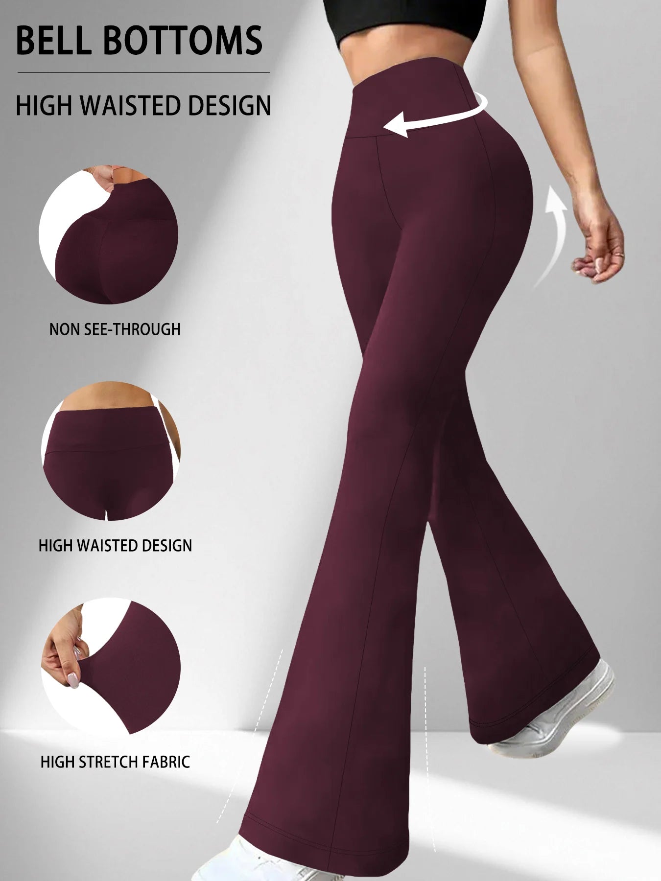 Super Soft Flare Pants High Waisted Yoga