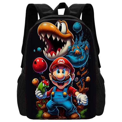 Anime Game Crazy M-M-Marios Backpack School Bags