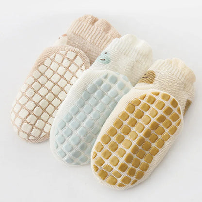 5 Pairs Non-Slip Socks Cute Cartoon Floor Socks