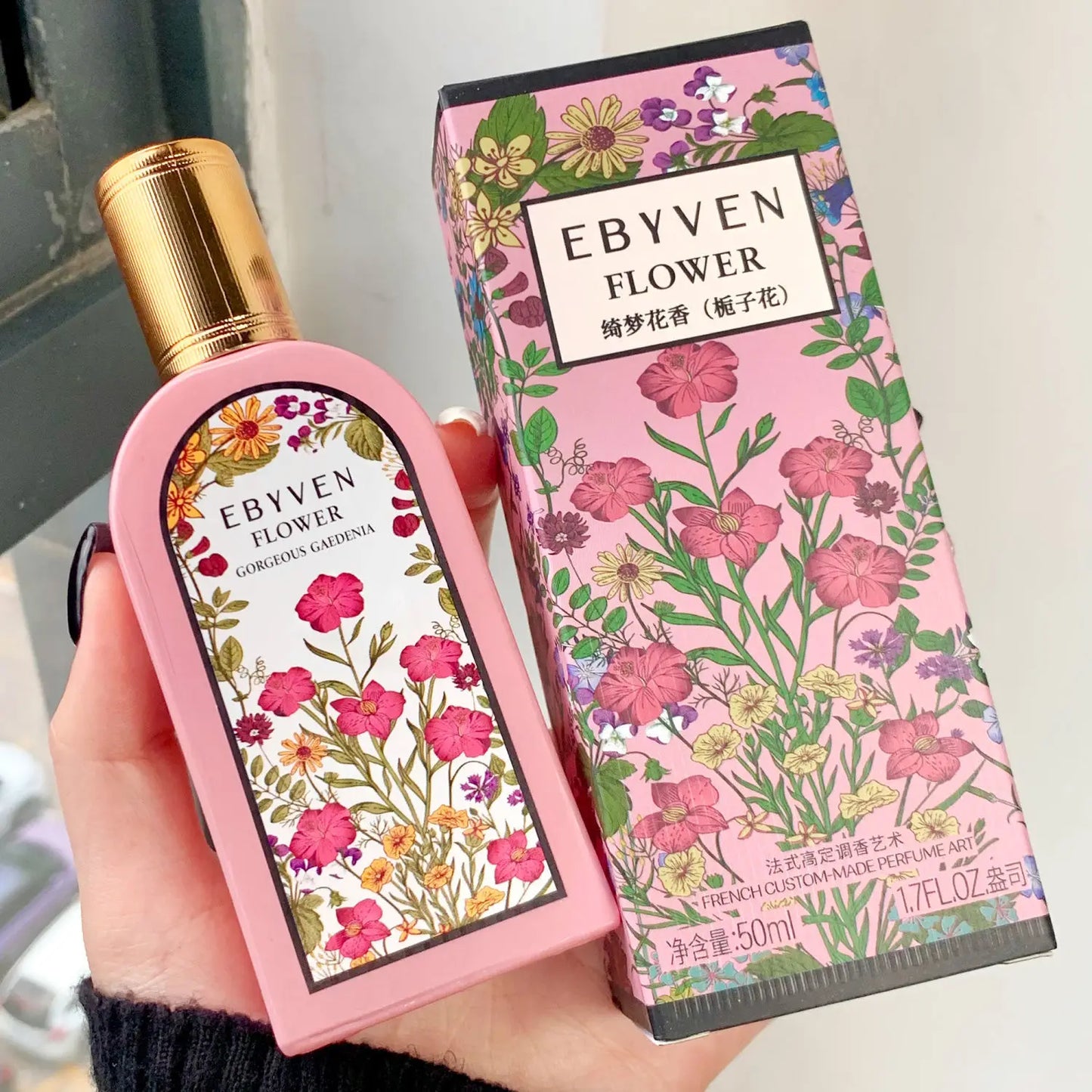 Perfume de jazmín fresco, natural y de larga duración