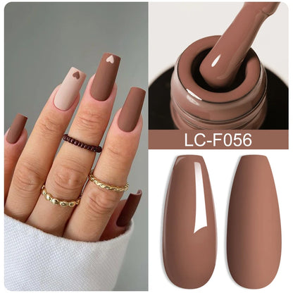 Pink Glitter Nail Gel Polish