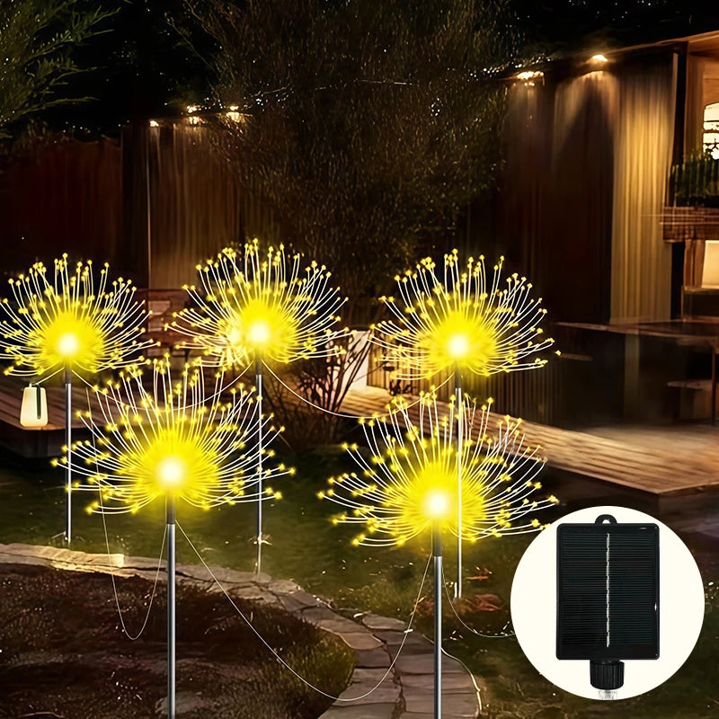 6Pack Outdoor Solar Garden Lights LED Garden Lights 8 Lighting