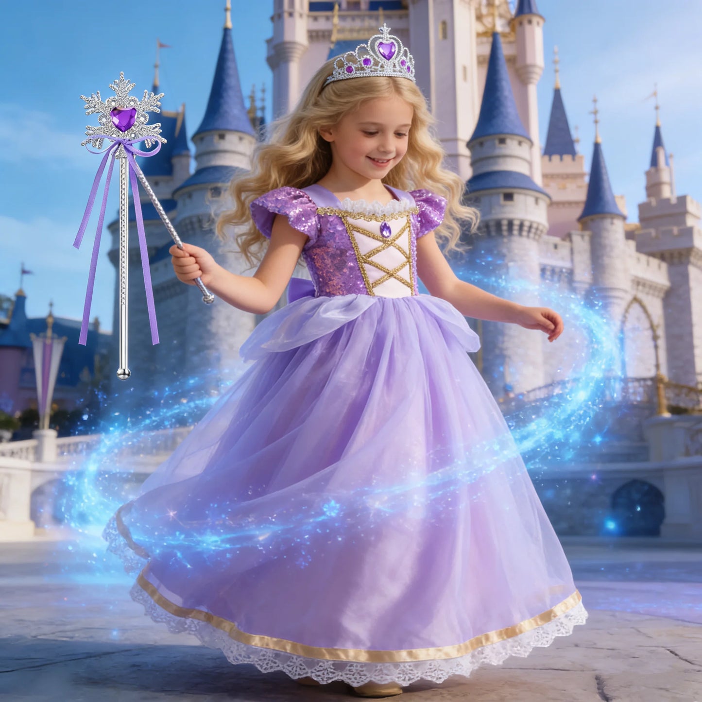 Baby Girls Deluxe Elegant Princess Dress