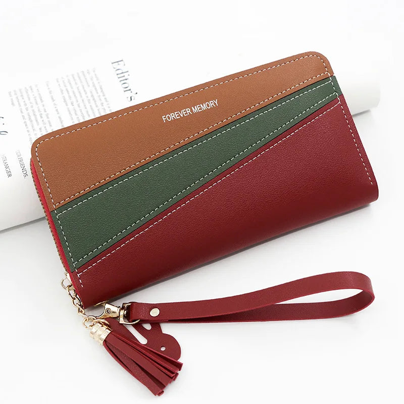 Clutch Card Holder Leather Wallet