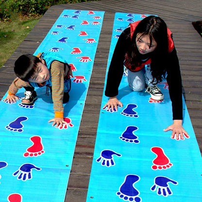 Hand and Feet Game Jumping Carpet Mat for Kid Family