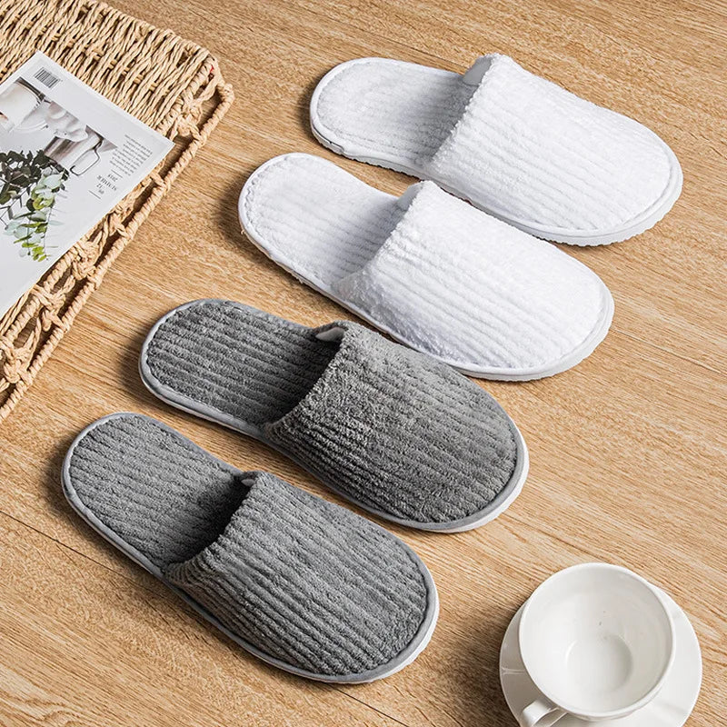 1Pair Winter Warm plush Slippers