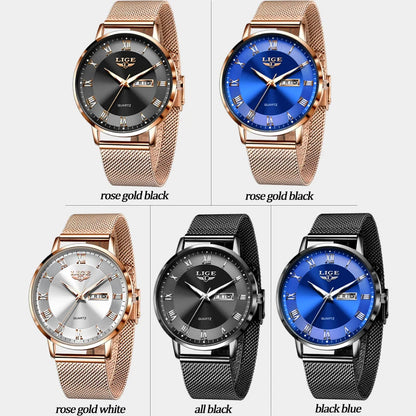 Luxury Creative Steel Bracelet Waterproof Watches