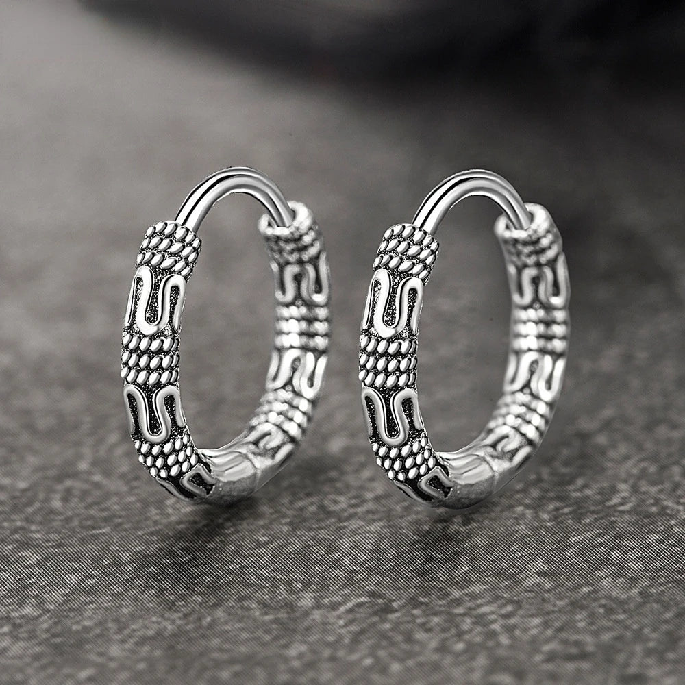 DANA 925 Sterling Silver Hoop Earrings