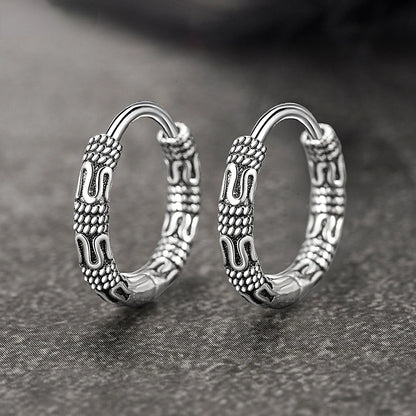 DANA 925 Sterling Silver Hoop Earrings