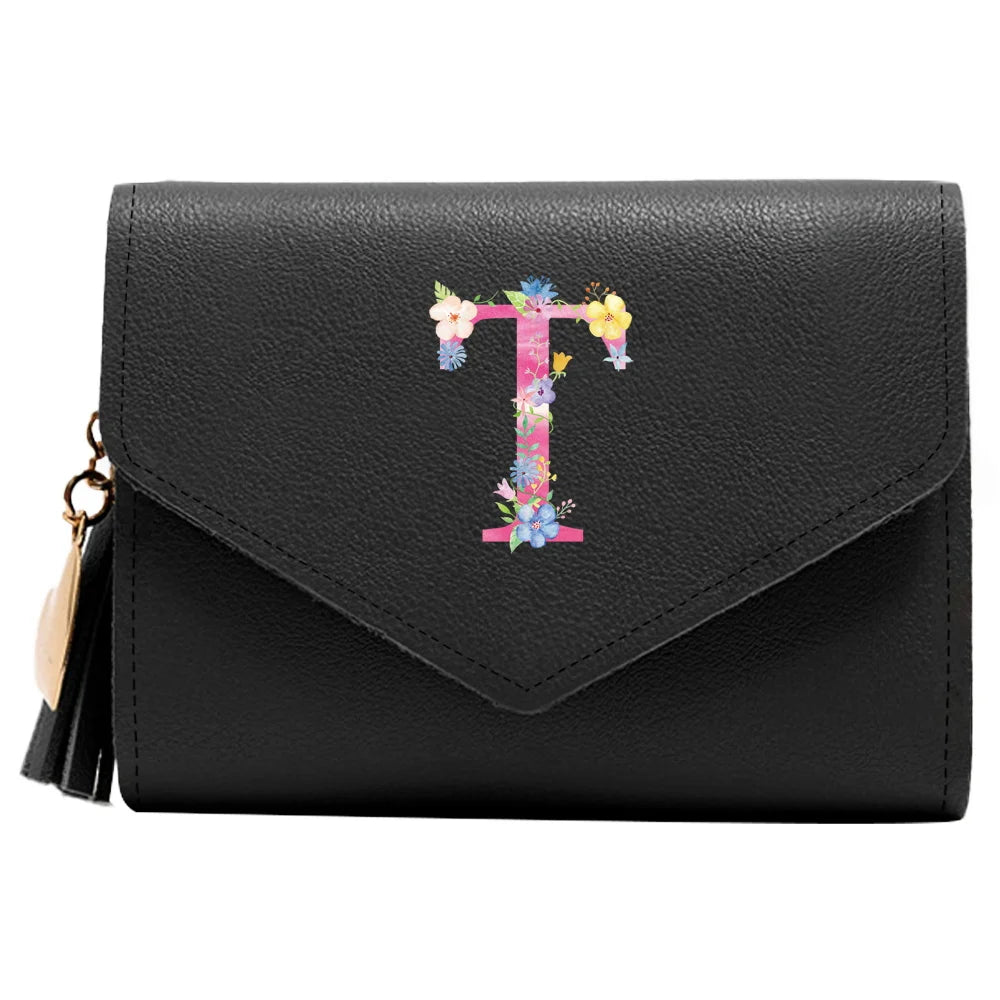 Mini Letter Slim Credit Card Holder Wallet