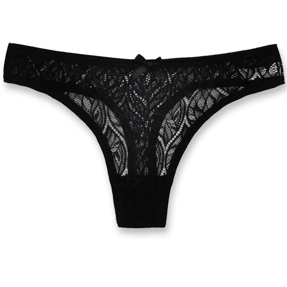 Sexy Lace Silk Underwear Cotton Crotch Lingerie