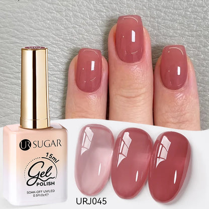 SUGAR Jelly Milky White Translucent Gel Polish