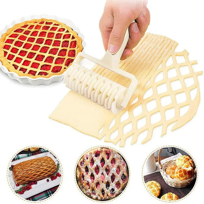 Plastic Lattice Roller Cutter Dough Cutter