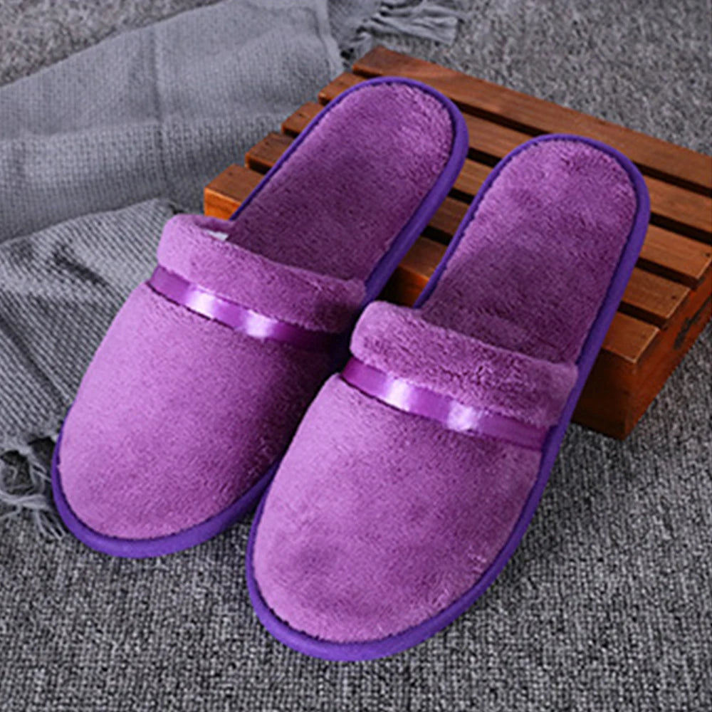 Fur plush Home Flat Slippers