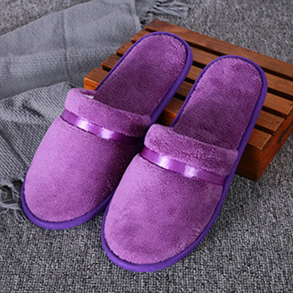 Fur plush Home Flat Slippers