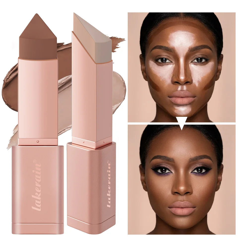 Cream Bronzer Stick and Contour Stick 2-in-1 bronzing and contouring instant depth & dimension to the face flawlessly over base