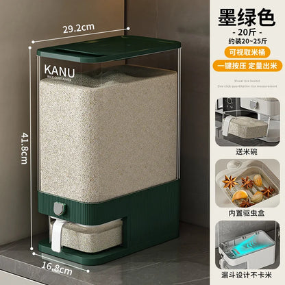 High-end pressing rice bucket insect-proof storage container