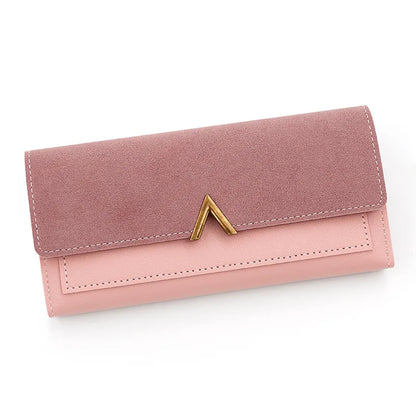 PU Wallet Card Holder Tri-Fold Moneybags Wallet