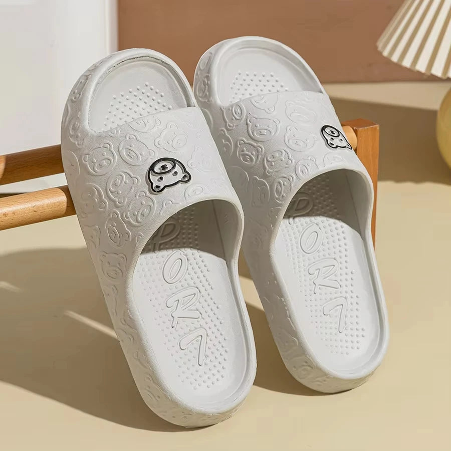 Summer Little Bear Non-slip Soft Dormitory Slippers