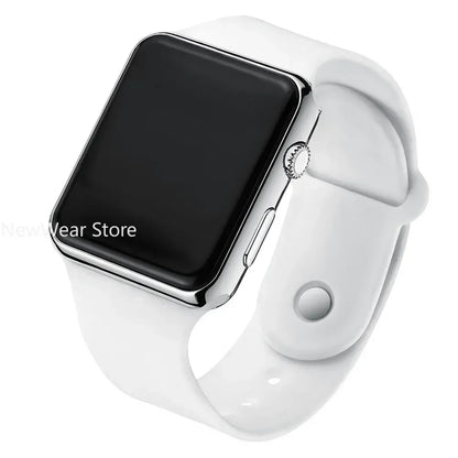 Digital Electronic Square LED Sport Wristwatch