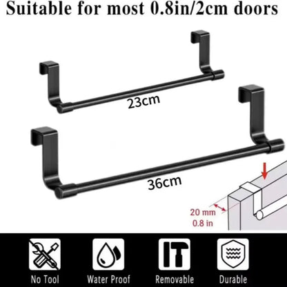 No Drill Hanging Towel Rack for Kitchen