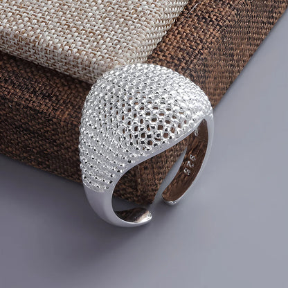 DANA 925 Sterling Silver Arched Wide Ring