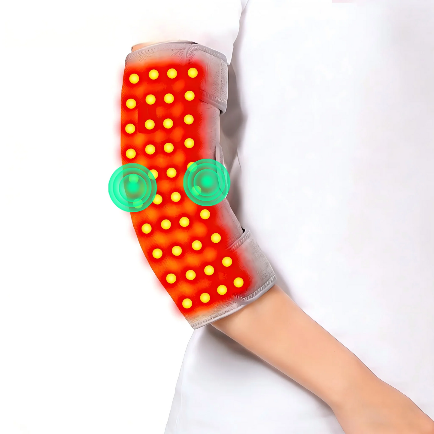 USB 660nm Red Light Electric Heating Elbow Wrap Massager