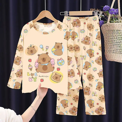 Sleepers Cartoon Boutique Long Sleeve 3 4 5 6 7 8 9 10 11 12 Yrs Pajamas