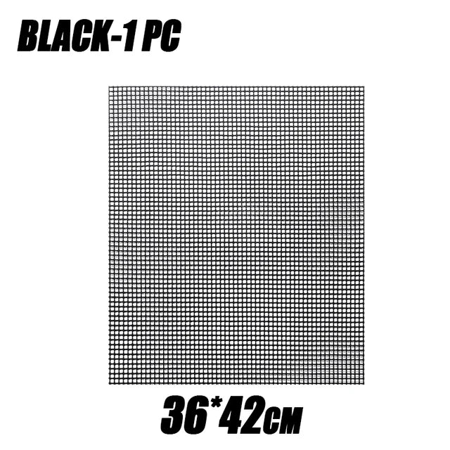 Barbecue Mats Barbecue Grill Mesh High Temperature Resistant Cuttable