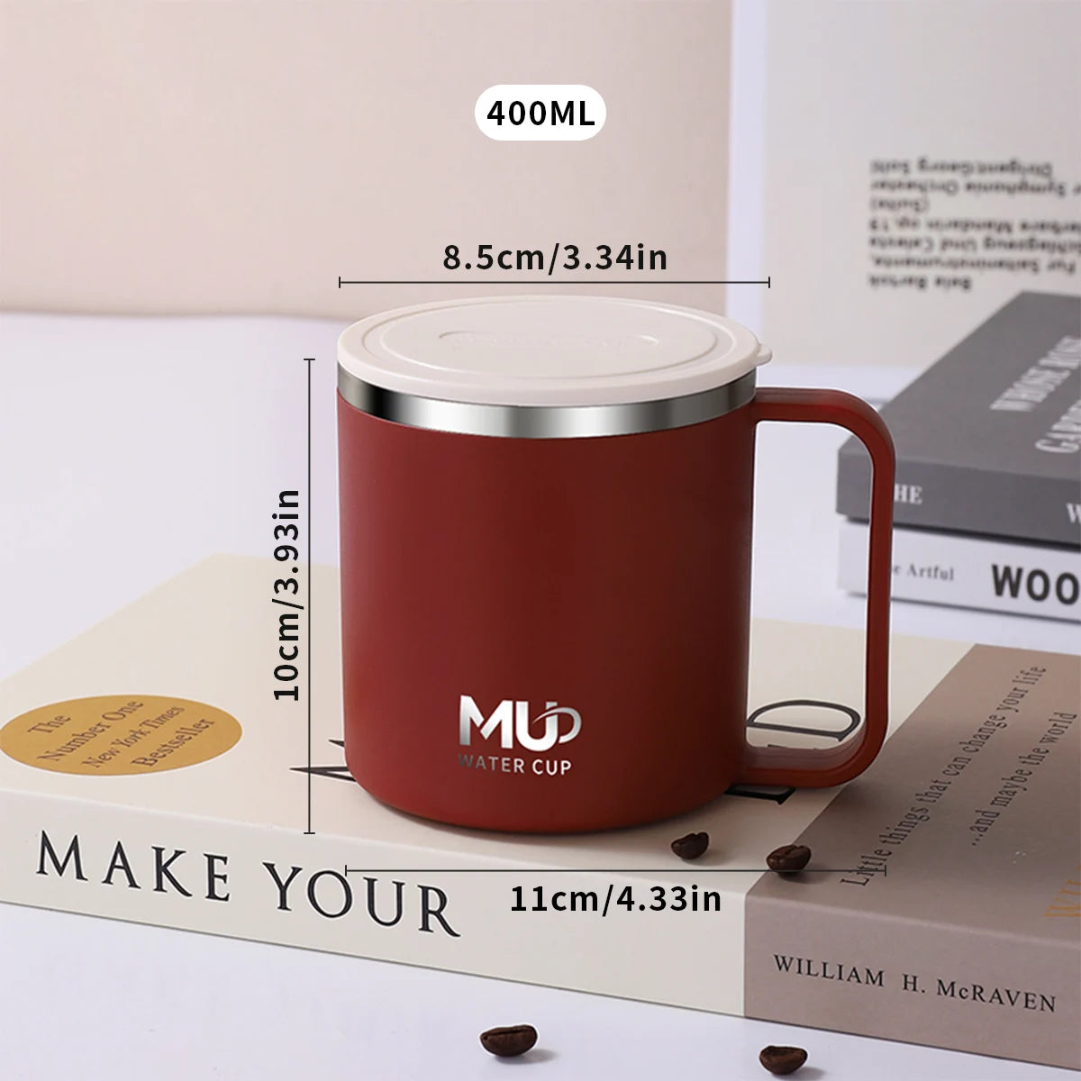 400ML Insulated Coffee Stainless Steel Coffee Cup Mug