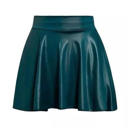 Mini Short Faux Leather Skirts
