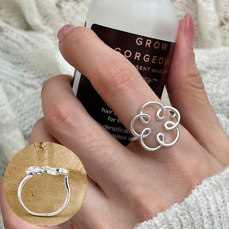 DANA 925 Silver Flower Ring
