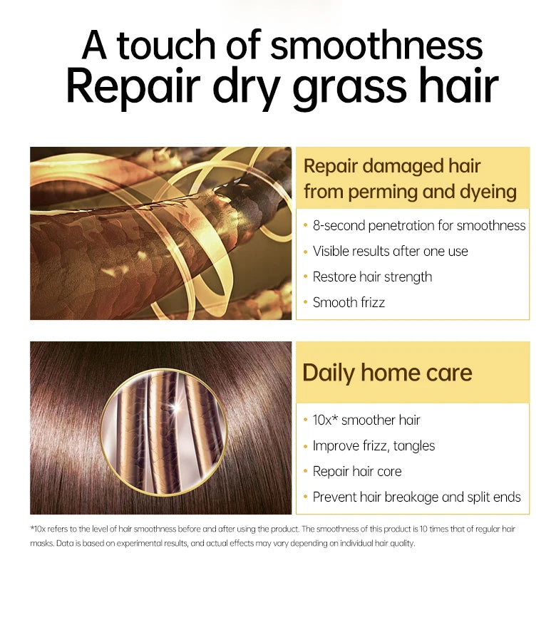 Hair Mask Keratin Straightening Repair Damaged