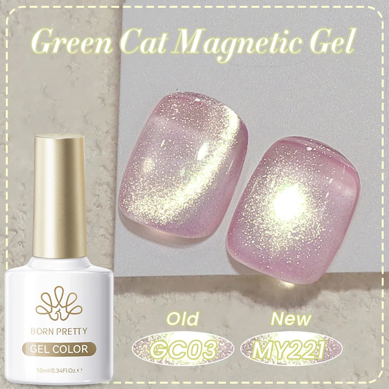 Dark Red Cat Magnetic Gel Nail Polish