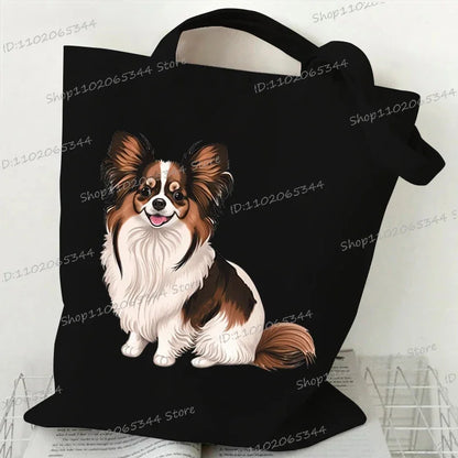 Animal Dog Series Canvas Tote Bag