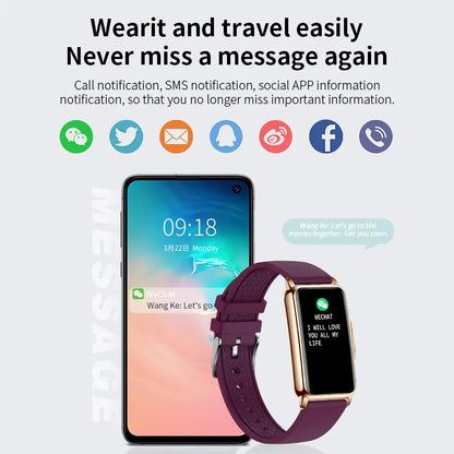 LIGE Smart Watch 1.47-inch Full Touch Screen Sports Fitness Tracker Waterproof