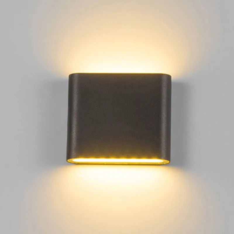 6W 12W LED Wall Lamp Outdoor Waterproof  Wall Light