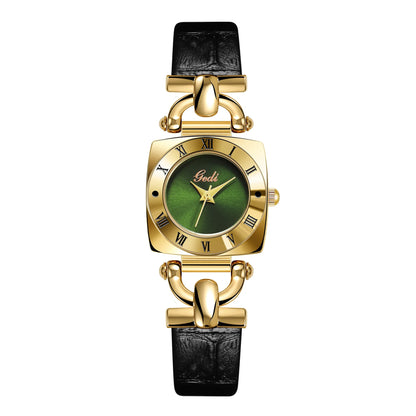 Niche Square Leather Straps Waterproof watches