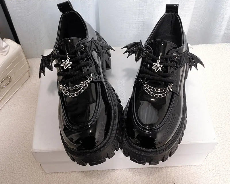 Devil Bat Wings Shoes