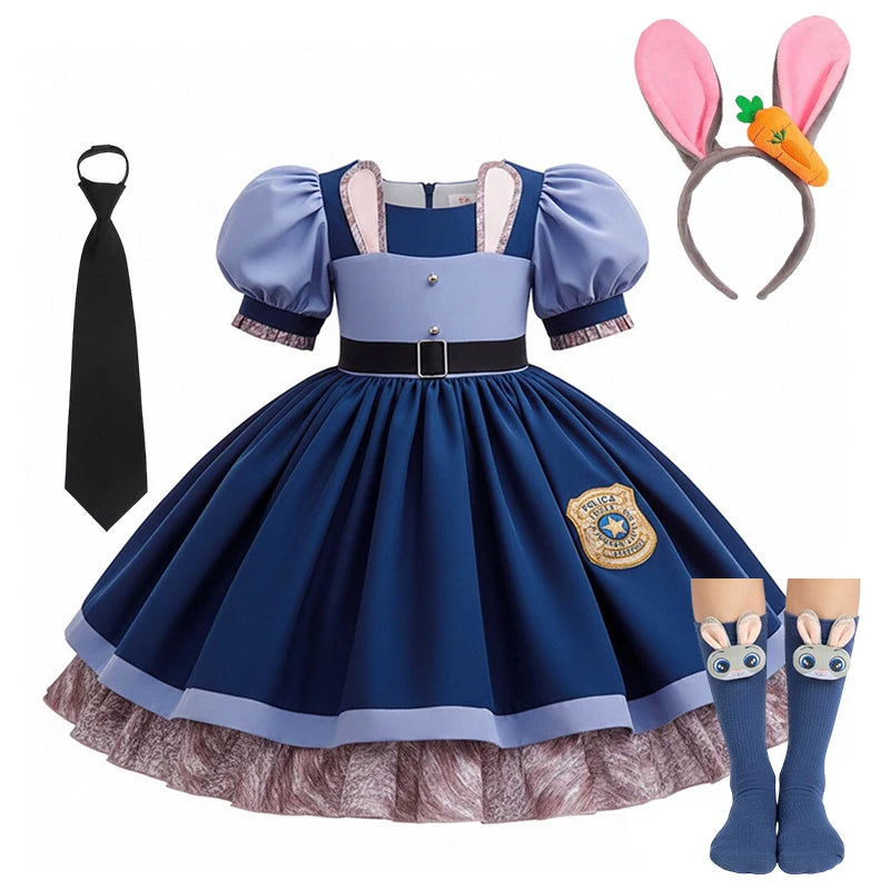 Zootopia Bunny Costume Cosplay Set