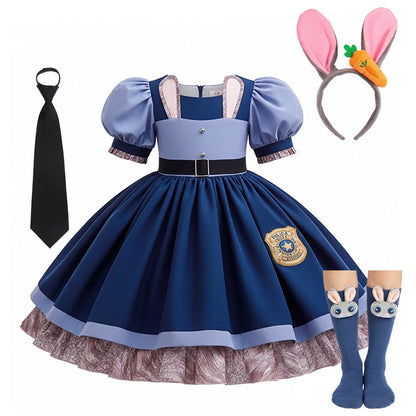Zootopia Bunny Costume Cosplay Set