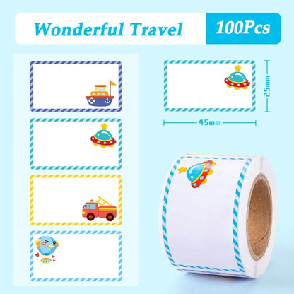 Cartoon sticker marking waterproof and tear resistant sticker
