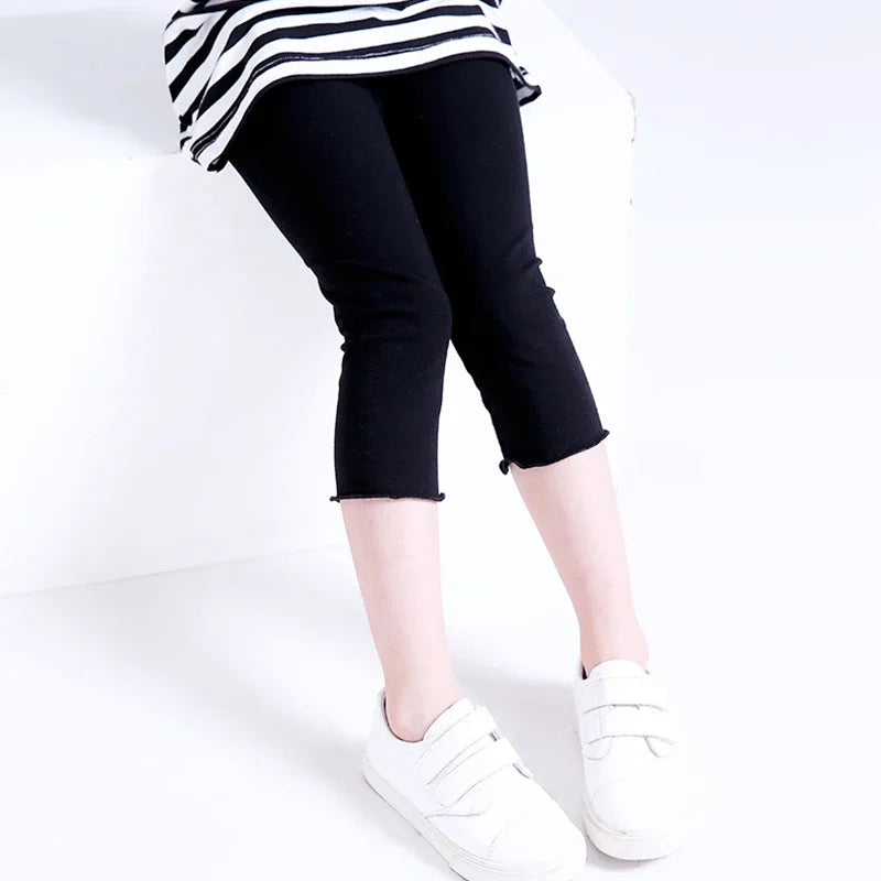 Leggings Ruffles Kids Cotton Toddler Pants