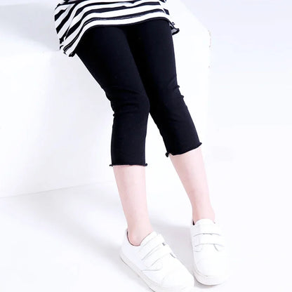 Leggings Ruffles Kids Cotton Toddler Pants
