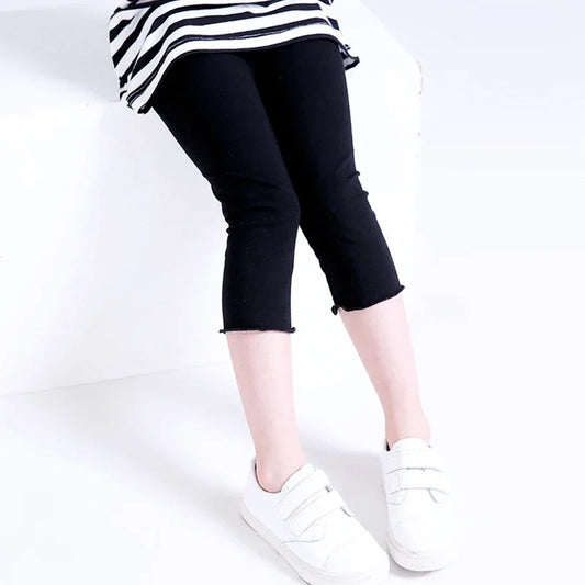 Leggings Ruffles Kids Cotton Toddler Pants