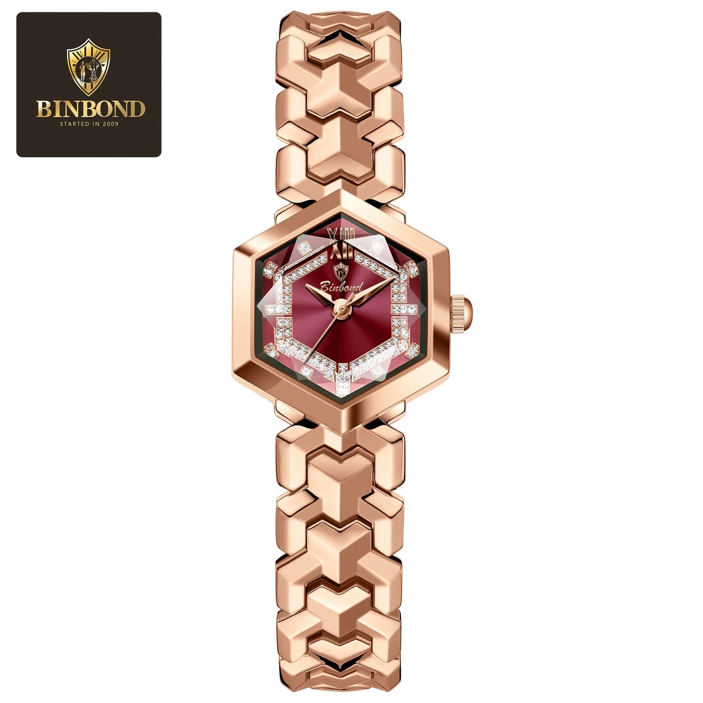 Rhombus Waterproof Luminous Diamond Watch