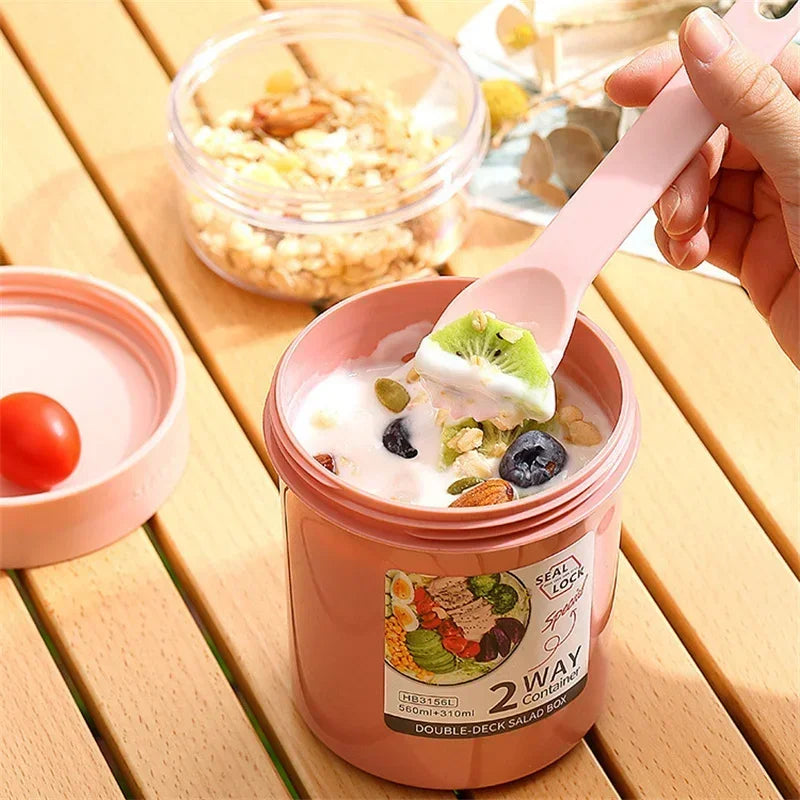 790ml/990ml Salad Oatmeal Cup Breakfast Cup Cereal Nut