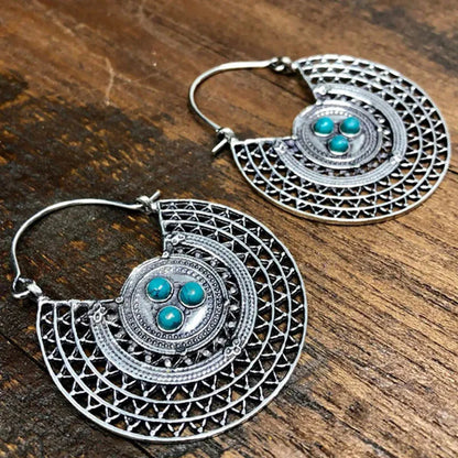 Vintage Bronze Dragonfly Drop Earrings