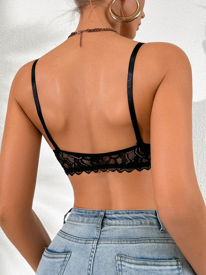 Back Bra Front Closure Push Up Mesh Back Wing Bra