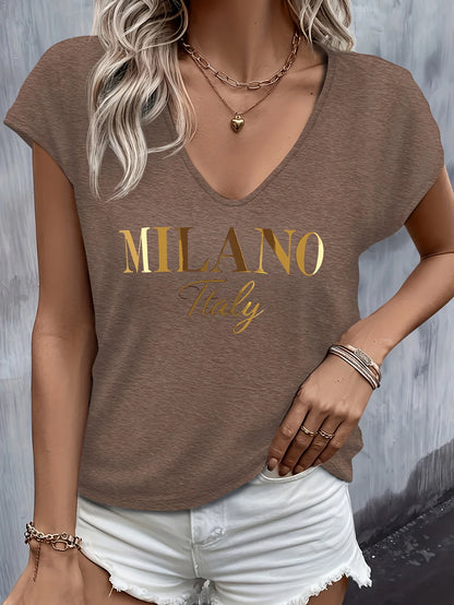 Short sleeved breathable T-shirt